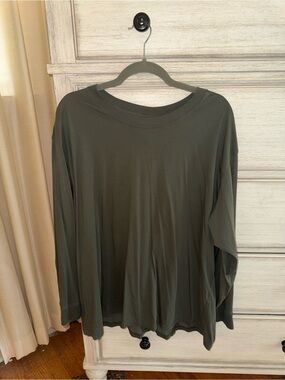 Lululemon All Yours Long Sleeve T Shirt Carob Brown NWOT